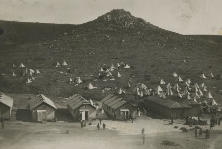 Macronissi hospital pavillions