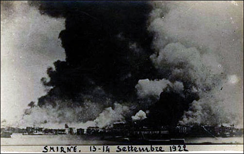 Smyrna ablaze, 1922.