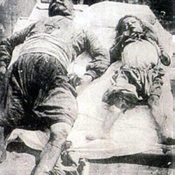 Turkish atrocities, Smyrna 1922. 