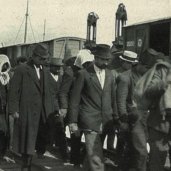 Men of military age deported to the interior